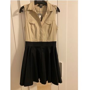 NWT Armani Exchange fit and flare sleeveless dress